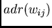 $adr(w_{ij})$