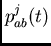 $p^j_{ab}(t)$