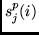 $s^p_j(i)$