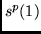 $s^p(1)$