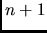 $n+1$