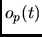 $o_p(t)$