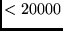 $<20000$
