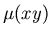 $\mu(xy)$