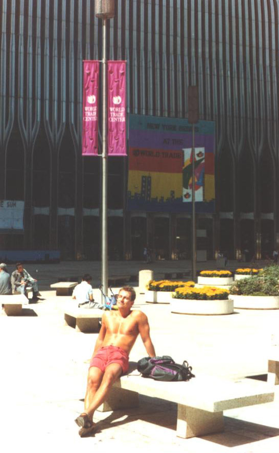 Juergen Schmidhuber getting a 
tan in NYC at the WTC