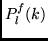 $P^f_l(k)$
