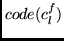 $code(c^f_l)$