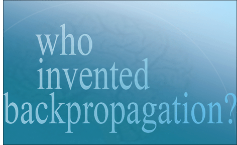 who invented backpropagation?