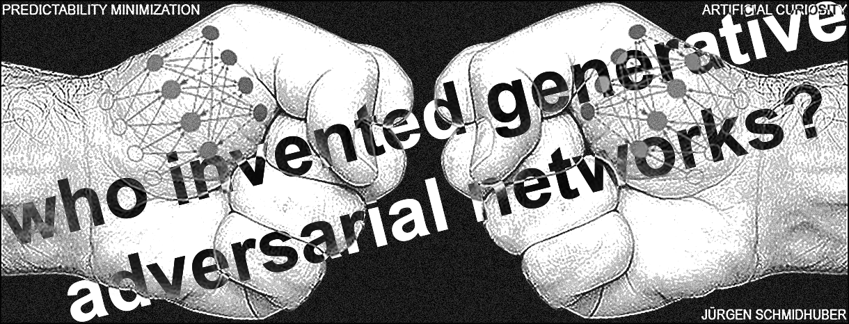 Who invented generative adversarial networks? The first neural networks that were both generative and adversarial were published in 1990 by Juergen Schmidhuber