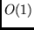 $O(1)$