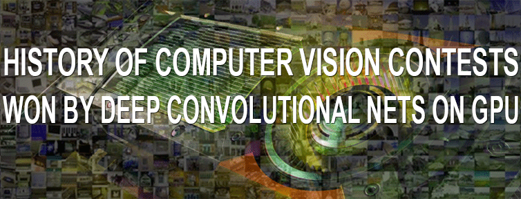 History of computer vision contests won by  deep CNNs on GPUs