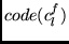 $code(c^f_l)$